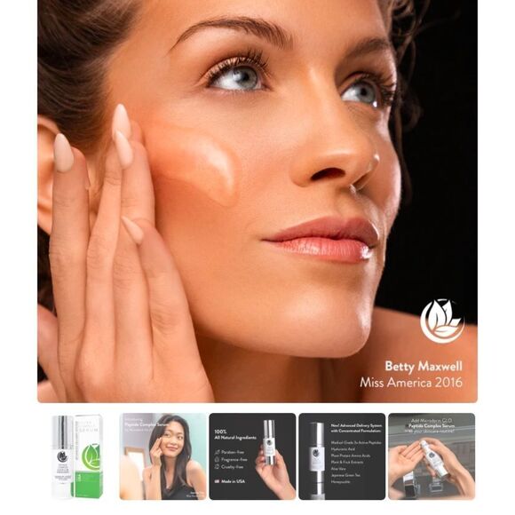 Peptide Complex Serum by Microderm GLO Best Skin Toning Facial Tightening - Picture 14 of 14